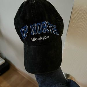 Distressed UP Michigan baseball hat
